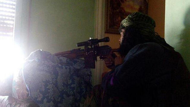 Image published by Islamic State from inside Yarmouk 