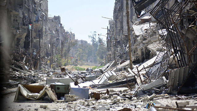 The Yarmouk refugee camp