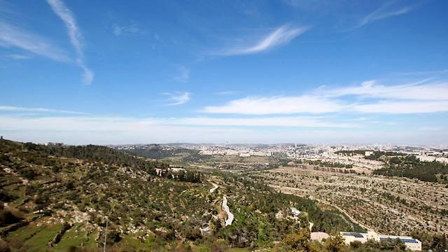 Scenic view of West Bank valley (Photo: AFP) (Photo: AFP) Scenic view of West Bank valley (Photo: AFP)