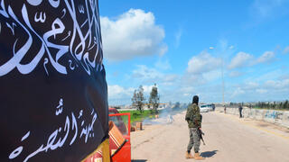 אנשי ג'בהת א-נוסרה באידליב, סוריה, ב-2015