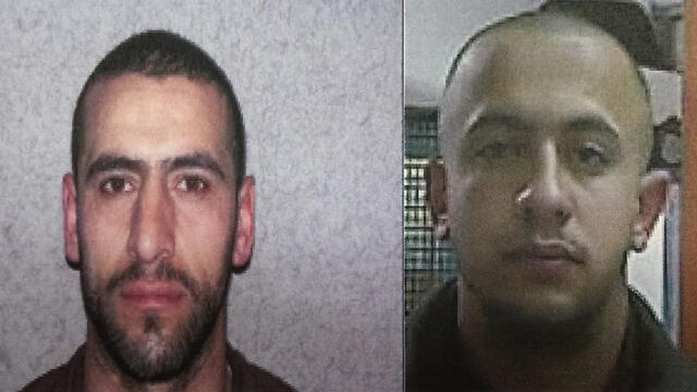 Ma'an Nur al-Din Ahmad Shaer and Daud Raja Daud Adwan (Photo: Shin Bet) (צילום: באדיבות שב"כ) Ma'an Nur al-Din Ahmad Shaer and Daud Raja Daud Adwan (Photo: Shin Bet)