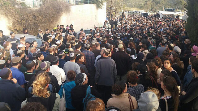 Sharki's funeral in Jerusalem (Photo: Barel Efraim)