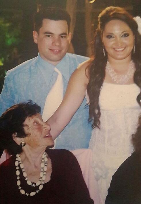 Sarit Toledo-Cohen with Chaya at her wedding (Photo: Red Camera Studio)