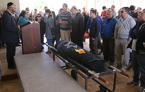 The funeral for Chaya Gertman (Photo: Motti Kimchi)