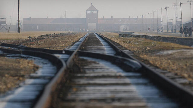 Rail tracks to Auschwitz