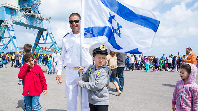Independence Day celebrations at the Navy base in Ashkelon (Photo: Omri Maymon)