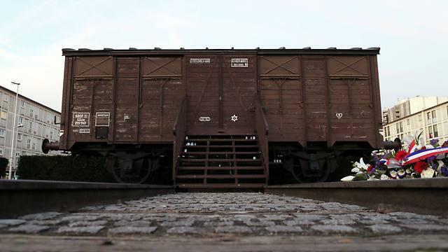 Train boxcar at the Holocaust memorial center in Drancy, France (Photo: AFP) (AFP) Train boxcar at the Holocaust memorial center in Drancy, France (Photo: AFP)