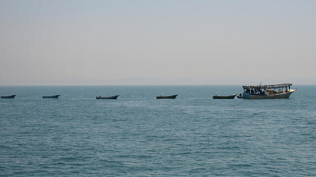 Fisherman boats apprehended by the IDF in Gaza (Photo: IDF Spokesperson's Unit)