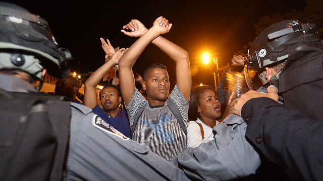 Protesters in Jerusalem (Photo: Gil Yohanan)