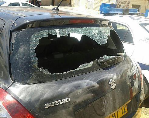 Damage caused to officer's car