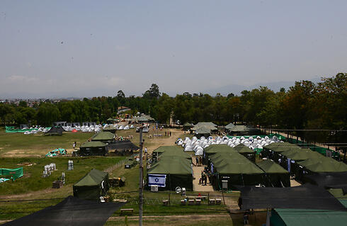 The IDF field hospital in Nepal. (Photo: IDF Spokesperson) (צילום: דובר צה"ל) The IDF field hospital in Nepal. (Photo: IDF Spokesperson)