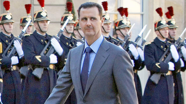 Bashar Assad was only of use to Israel while he kept the northern border quiet. (Photo: AP)