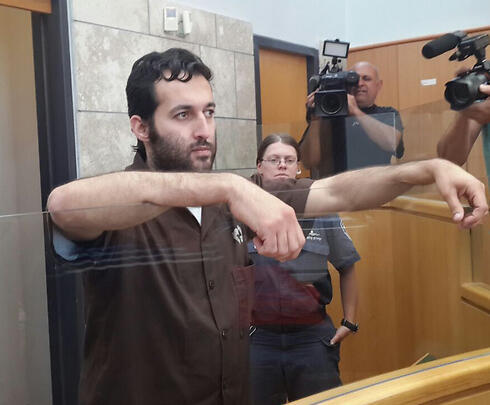 Malik Khatib in court Tuesday. (Photo: Mohammad Shinawi) (צילום: מוחמד שינאווי) Malik Khatib in court Tuesday. (Photo: Mohammad Shinawi)