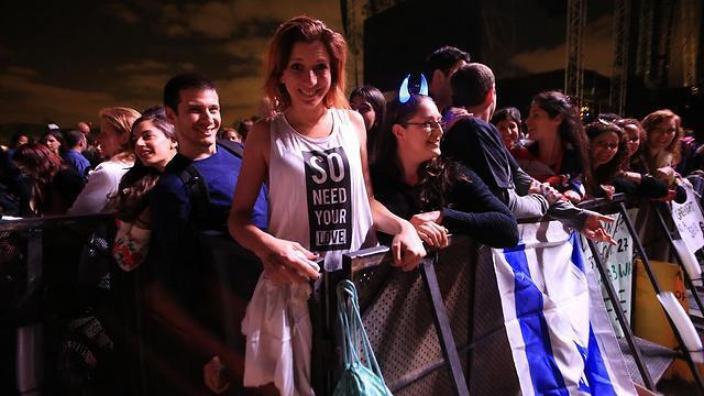 Israeli youth at a concert (Photo: Yaron Brener) (צילום: ירון ברנר) Israeli youth at a concert (Photo: Yaron Brener)
