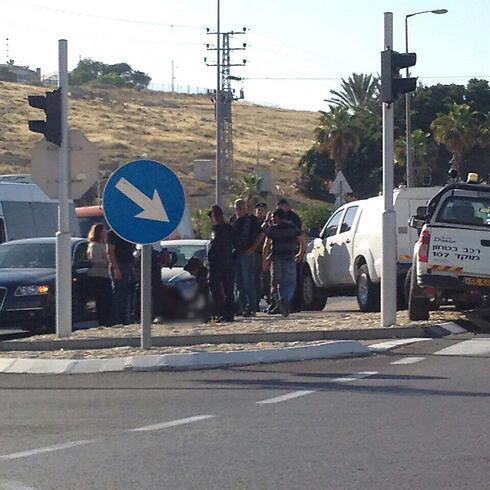 Scene of attack near Mishor Adumim