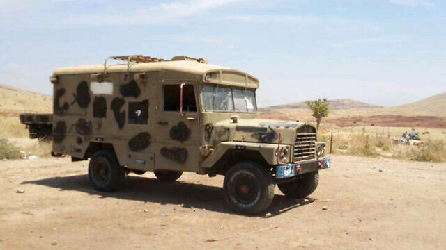 The target vehicle before the rocket strike... (Photo: Yoav Zitun) (צילום: יואב זיתון) The target vehicle before the rocket strike... (Photo: Yoav Zitun)