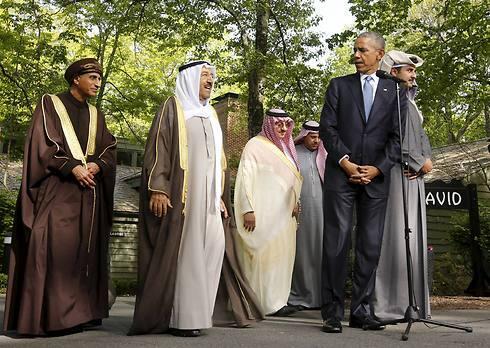 President Obama at Camp David with key leaders from the Middle East. (Photo: Reuters)