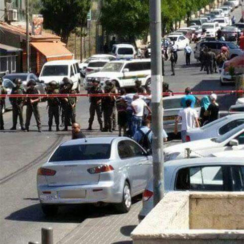 The scene of the attack.