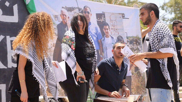 Nakba Day ceremony at Tel Aviv University (Photo: Motti Kimchi) (צילום: מוטי קמחי) Nakba Day ceremony at Tel Aviv University (Photo: Motti Kimchi)
