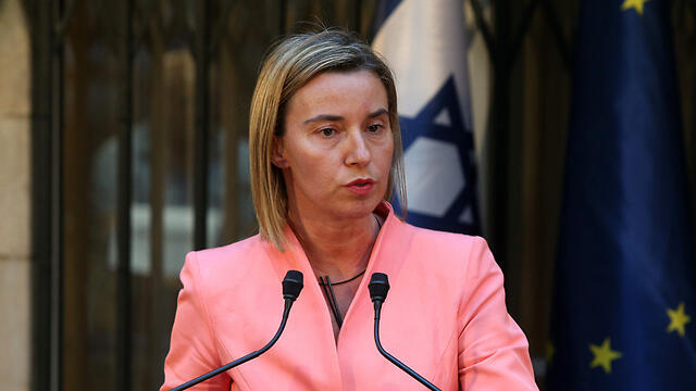 EU foreign policy chief Mogherini (Photo: Amit Shaabi) (צילום: עמית שאבי) EU foreign policy chief Mogherini (Photo: Amit Shaabi)
