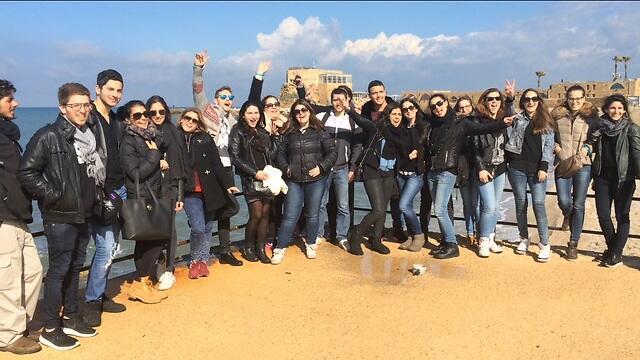 French Taglit-Birthright group in Israel (Photo: Taglit-Birthright PR)