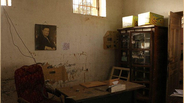 Palmyra cell only last week prisoners were held here