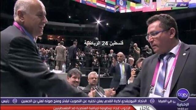 The handshake heard round the Arab world.