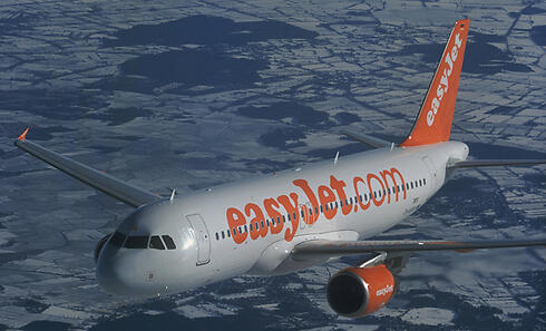 easyJet plane in flight nullnull easyJet plane in flight