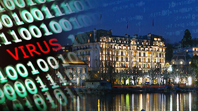 Lausanne hotel where Iran talks took place (Photo: Google Street View) (צילום: google street view) Lausanne hotel where Iran talks took place (Photo: Google Street View)