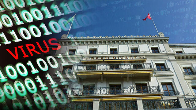 The Beau Rivage Palace hotel in Lausanne, Switerzland, one of the alleged hacking victims (Photo: Google)