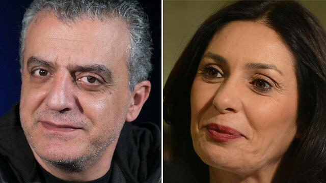 Culture Minister Regev (right) vs. Israeli Arab actor Norman Issa (Photos: Ofer Amram, George Ginsburg) (צילום: עופר עמרם, ג'ורג' גינסברג) Culture Minister Regev (right) vs. Israeli Arab actor Norman Issa (Photos: Ofer Amram, George Ginsburg)