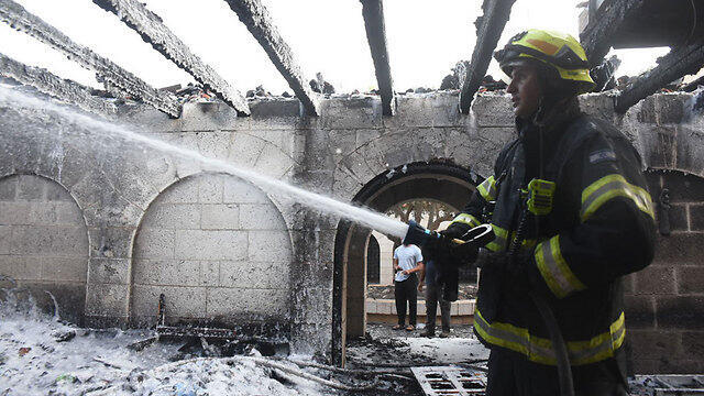 Scene of the arson