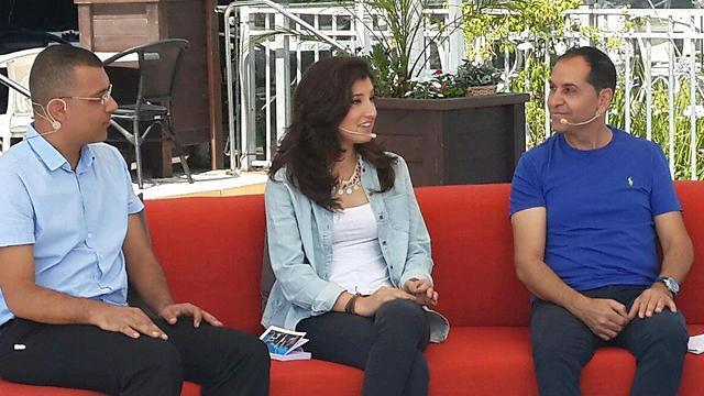 First broadcast on the channel, a program about health and religion (Photo: Hassan Shaalan)