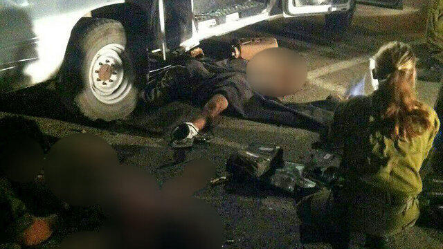 Syrian wounded outside the ambulance after it was attacked in Majdal Shamsnullnull Syrian wounded outside the ambulance after it was attacked in Majdal Shams