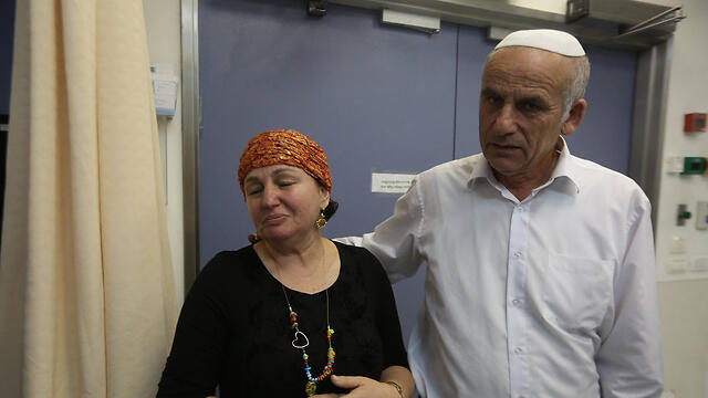 Parents of Malachi Rosenfeld (Photo: Gil Yohanan) (צילום: גיל יוחנן ) Parents of Malachi Rosenfeld (Photo: Gil Yohanan)