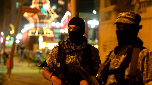 Hamas security forces (Photo:AFP)