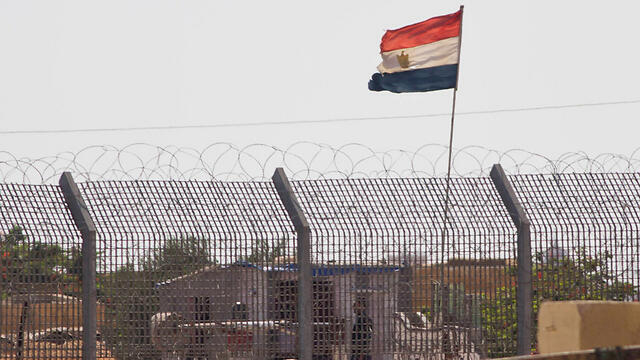 The Egypt Gaza border, not far from the abduction site (Photo: AP)