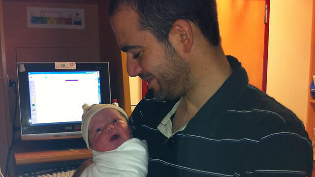 Dr. Lubotzky with his son