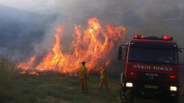 Photo: Fire and Rescue Northern Region (צילום: כיבוי אש והצלה מחוז צפון) Photo: Fire and Rescue Northern Region