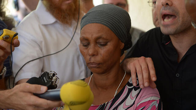 Abera Mengistu's mother (Photo: Avi Rokach)