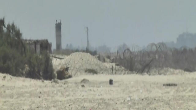 The area where Avraham apparently crossed the border into Gaza of his own free will. (Photo: Roee Idan)