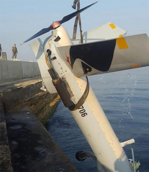 Photo posted on Lebanese army Twitter of alleged Israeli drone.