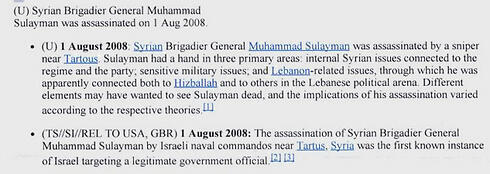 The leaked American intelligence document.