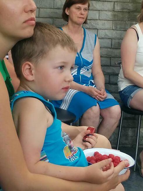 Fugitive camp in Dnieper. Some 800 Jews have already passed through this camp on their way to Israel (Photo: Tali Farkash) (צילום: טלי פרקש) Fugitive camp in Dnieper. Some 800 Jews have already passed through this camp on their way to Israel (Photo: Tali Farkash)