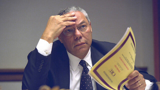 Then Secretary of State Powell (Photo: Reuters) (צילום: רויטרס) Then Secretary of State Powell (Photo: Reuters)