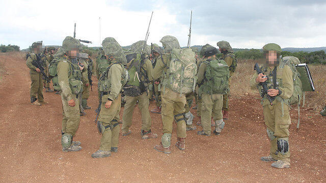 IDF soldiers in training
