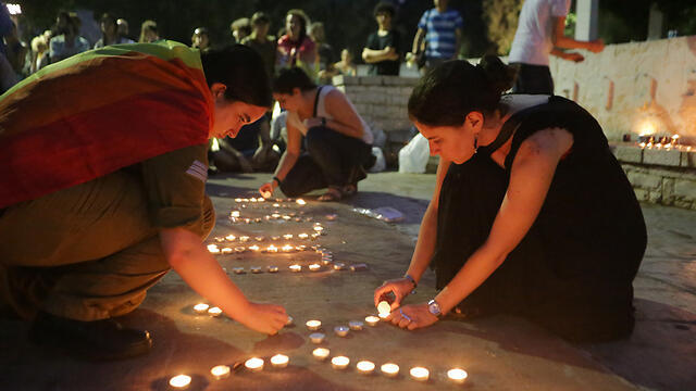 A rally in memory of Shira Banki in Tel Aviv (Photo: Yaron Brener)