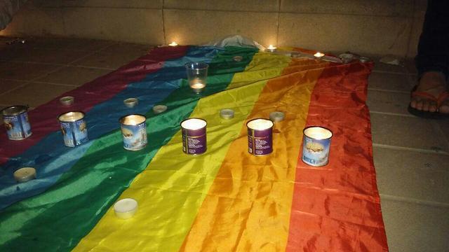 Memorial for Shira at Ben-Gurion University. (צילום: באדיבות התא הגאה באוניברסיטת בן גוריון) Memorial for Shira at Ben-Gurion University.