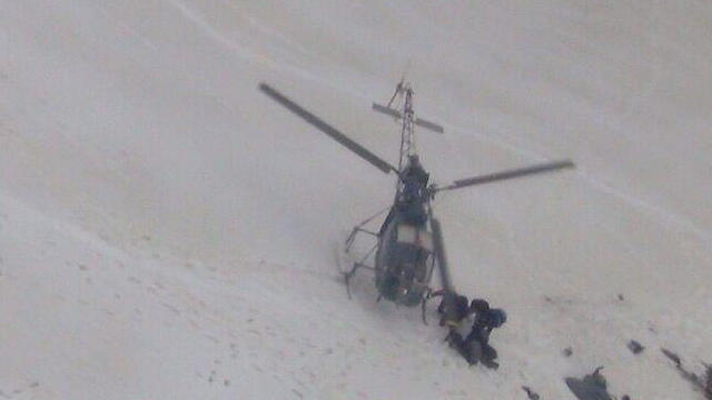 Roei Sadan being rescued