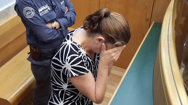 Defendant Bashira Mahmoud in court on Monday (Photo: Hassan Shaalan) (צילום: חסן שעלאן) Defendant Bashira Mahmoud in court on Monday (Photo: Hassan Shaalan)